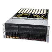 Платформа системного блока SuperMicro SYS-420GP-TNR 4U, 10x Dual Slot GPU, 2xLGA4189 up to 270W, 32xDDR4 3200, 16x2.5" SAS/SATA, 8x2.5" SAS/SATA/NVME, 10xPCIE x16 for GPU, 1xPCIE x16, 1xAIOM OCP 3, 2x1000Base-T, 4x2000W