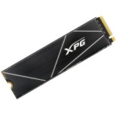 Твердотельный накопитель SSD ADATA XPG GAMMIX S70 BLADE 2TB M.2 2280 AGAMMIXS70B-2T-CS Client PCIe Gen4x4 with NVMe, 7400/6400, IOPS 650/740K, MTBF 2M, 3D TLC, 1480TBW, 0,41DWPD, Heatsink, RTL (933072)