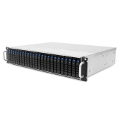 Корпус серверный AIC Bad Pack XJ1-20246-02 2U 24x 2.5" hot-swap bays, hot-swap JBOD with dual SAS 12G expander controller BMC, tool-less HDD tray, 550W 1+1 hot-swap redundant 80+ platinum, tool-less rail kit (35X series) bp