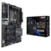 Материнская плата ASUS WS C422 SAGE/10G LGA2066 CEB 8xDDR4 7xPCIEx16 2xM.2 USB-C 2x10GLAN {3}