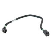 Кабель ACD-RA8643-08M, Internal, HDmSAS SFF8643(x4) угловой to HDmSAS SFF8643(x4) w/SideBand, 75cm (аналог LSI00413, 2282500-R)