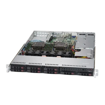 Серверная платформа SYS-1029P-WTR 1U, 2x LGA3647, 12x DDR4, 8x 2.5" SAS/SATA, 2x 1Gb RJ-45, 3x PCIE Gen3, 1x M.2, 2x 750W