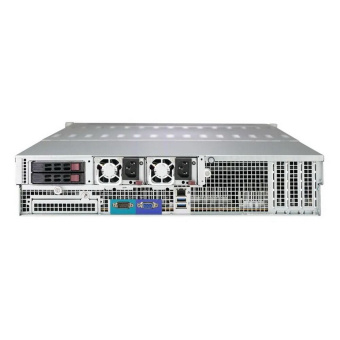 Платформа системного блока SuperMicro SSG-6029P-E1CR24L 2U, 2x LGA3647 (up to 165W), 24x DIMM DDR4 2933MHz, 24x 3.5" SAS3/SATA3 2 expander based backplane), 2x 2.5" SAS3/SATA3 rear, w/o LAN, Broadcom 3008 SAS3, 2x 1600W