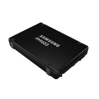 Накопитель SSD Samsung Enterprise PM1653 MZILG15THBLA-00A07 15360GB, 2.5", 4200/3700 MB/s, 800k/140k IOPS, SAS 24Gb/s, 1DWPD