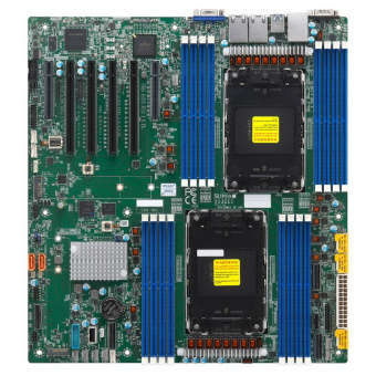 Материнская плата SuperMicro MBD-X13DEI-B (2x LGA4677, 16x DDR5(5600), 10x SATA3, 2x M.2 x2, 6x PCIE, 2x 1Glan)