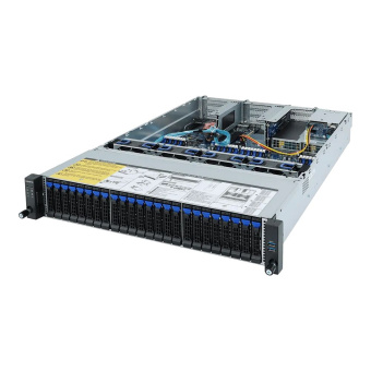Серверная платформа Gigabyte R282-Z91 2U, 2x SP3, 32x DDR4, 24x 2.5" SAS/SATA, 2x 2.5" SAS/SATA, 2x PCIE Gen4 x16, 6x PCIE Gen4 x8, 1x M.2, 1x OCP 3.0 x16, 1x OCP 2.0 x8, 2x 1600W