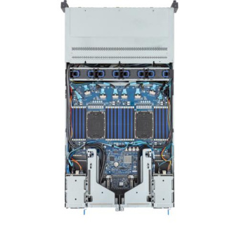 Серверная платформа Gigabyte R283-S92-AAJ1 2U, 2x LGA4189, 32x DDR5, 12x 2.5" SAS/SATA/NVME, 12x 2.5" SAS/SATA, 4x 2.5" SAS/SATA, 4x PCIE Gen5 x16, 2x 2000W