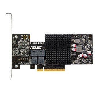 Контроллер ASUS PIKE II 3008-8I 8-port Internal SAS12G Card (MiniSAS HD), Integrated RAID