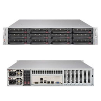 Платформа системного блока SuperMicro SSG-6029P-E1CR12L 2U, 2x LGA3647, SAS3 (Broadcom 3008 AOC) SATA3 (6Gbps) RAID 0, 1, 5, 10 (287475)