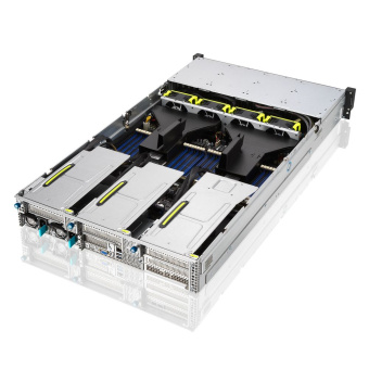 Платформа системного блока ASUS RS720A-E11-RS24U 6x SFF8643 (SAS/SATA)+ 4x SFF8654x8 (support 24xNVME with expander) on the backplane, 2x 10GbE (Intel x710), 2x 1600W