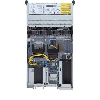Серверная платформа Gigabyte R283-SF1-AAL1 2U, 2x LGA4189, 32x DDR5, 12x 2.5" SAS/SATA/NVME, 4x 2.5" SAS/SATA, 4x PCIE Gen5 GPU, 1x PCIE Gen5 x16, 1x OCP 3.0 x16, 2x 2700W
