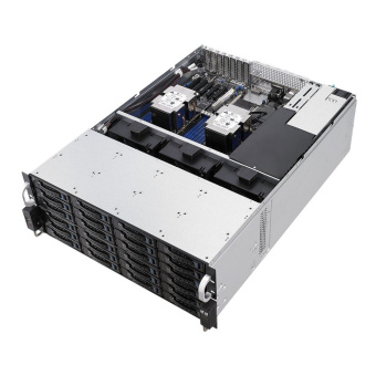 Платформа системного блока ASUS RS540-E9-RS36-E 4U, 36x 3.5”, each (rear and front) backplans 3x SFF8643, NVMe don't support, 2x2.5 rear trays, PIKE 3108 240PD 2G, 2x 800W (216135)