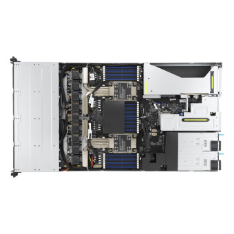 Платформа системного блока ASUS RS700-E10-RS4U 1x SFF8643 + 2x SFF8654x8, 4x trays (4x NVMe/SAS/SATA on the backplane, 4 NVMe to m/b), 1x OCP 3.0, 2x X710-AT2 10G, DVD-RW, 2x 1600W