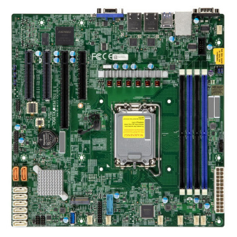 Материнская плата SuperMicro MBD-X13SCL-F-B (1x LGA1700, 4x DDR5(4400), 8x SATA3, 1x M.2, 4x PCIE, 2x 1Glan)
