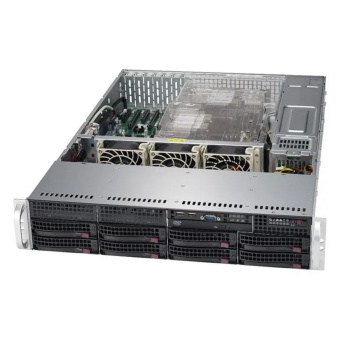 Платформа системного блока SuperMicro SYS-6029P-TRT 2U, 2xLGA3647, 16xDDR4, 8x3.5, iC621, 1xM.2 PCIE, 2x10GbE, IPMI, 2x1000W, 4x PCIEx16, 2x PCIEx8, (825TQC-R1K03LPB X11DPi-NT) (263370)