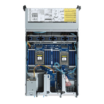 Серверная платформа Gigabyte R282-Z91 2U, 2x SP3, 32x DDR4, 24x 2.5" SAS/SATA, 2x 2.5" SAS/SATA, 2x PCIE Gen4 x16, 6x PCIE Gen4 x8, 1x M.2, 1x OCP 3.0 x16, 1x OCP 2.0 x8, 2x 1600W