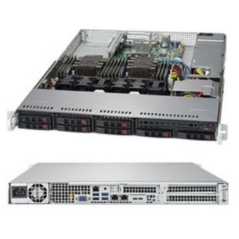 Платформа системного блока SuperMicro SYS-1029P-WT 1U, 2xLGA3647, iC621, 12xDDR4, up to 8x2.5, 2x1GbE, 3x PCIE, 1x600W (113AC2-605WB X11DDW-L) (266630)