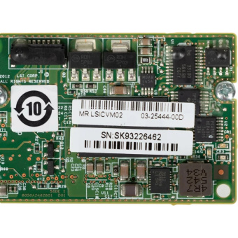 Модуль резервного сохранения данных контроллера Broadcom LSICVM02 (LSI00418 8G / 05-25444-00 / 03-25444-04B) Cache Vault для моделей 9361-8i(2G), 2G Version (05-25444-00 (8G)) (008082)