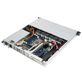 Платформа системного блока ASUS RS300-E11-RS4 1U, LGA1200, 4xDDR4, 4x3.5 (1xSFF8643, 2xNVME on the backplane,), DVDRW, 2x1GbE, 1xM.2 SATA/PCIE 2280, optional ASMB10-iKVM, HDMI (from CPU), 2x450W