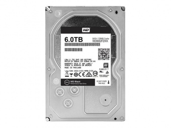 Жесткий диск SATA 6TB 6GB/S 128MB BLACK WD6002FZWX WDC