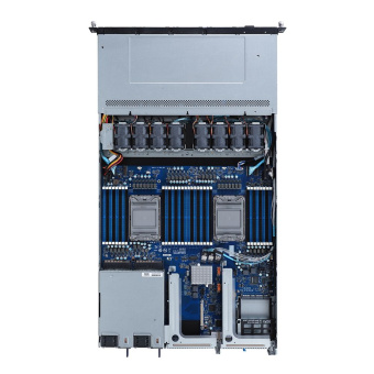 Платформа системного блока Gigabyte R182-M80 1U, 2x LGA4189, 32x DIMM DDR4, 4x 3.5" SAS/SATA, 4x 2.5" 9.5 mm SATA/NVME Gen 4, 2x 1Gb/s Intel I350-AM2, 2x PCIE Gen 4 x16, 1x OCP 3.0 x16, 1x OCP 2.0 x8, AST2600, 2x 1300W