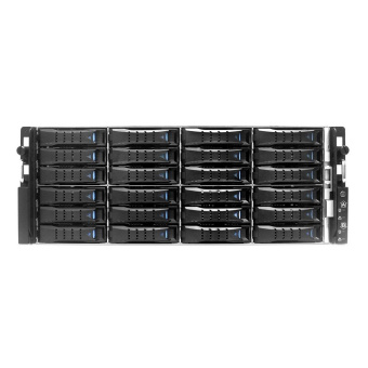 Платформа системного блока AIC HA401-VG_XP1-A401VG01 A401VG01 4U 24-bay storage server, 24x SATA/SAS hotswap 3.5"/2.5" universal bay, 2x canister, 4x 9mm 2.5" nternal bay, 12G expander board with 2x SFF-8643, 2xSFF-8644, 1300W 1+1 redundant power supply,