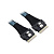 Кабель ACD-60007-MD-20CM SlimSAS SFF8654(x8) to SlimSAS SFF8654(x8), 20см