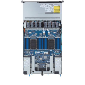 Серверная платформа Gigabyte R183-S90-AAV2 1U, 2x LGA4677, 32x DDR5, 4x 3.5" SAS/SATA, 2x PCIE Gen5 x16, 2x OCP 3.0 x16, 2x 1600W