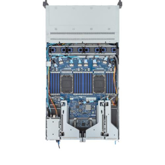 Серверная платформа Gigabyte R283-S91-AAJ1 2U, 2x LGA4677, 32x DDR5, 4x 3.5" SAS/SATA/NVME, 8x 3.5" SAS/SATA, 2x 2.5" SAS/SATA, 6x PCIE Gen5 x16, 2x PCIE Gen5 x8, 2x OCP 3.0 x16, 2x 2000W