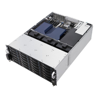 Платформа системного блока ASUS RS540-E9-RS36-E 4U, 36x 3.5”, each (rear and front) backplans 3x SFF8643, NVMe don't support, 2x2.5 rear trays, PIKE 3108 240PD 2G, 2x 800W (216135)