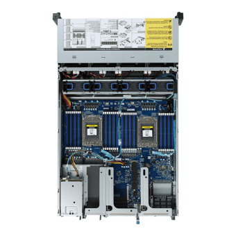 Платформа системного блока Gigabyte R282-Z90 2*SP3, 32*DDR4(3200), 12*3.5»/2.5» SATA/SAS HS, 2*2.5» SATA HS, M.2, 8*PCIE, 2*Glan, Mlan, 4*USB 3.0, VGA, 2*1200W