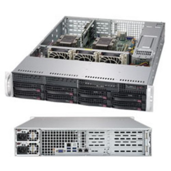 Платформа системного блока SuperMicro SYS-6029P-WTR 2U, 2xLGA3647, 12xDDR4, 8x3.5, 2x1GbE, 1xM.2 PCIE, 6xPCIE x8, 2x1000W (825TQC-R1K03WB, X11DDW-L), (264445)