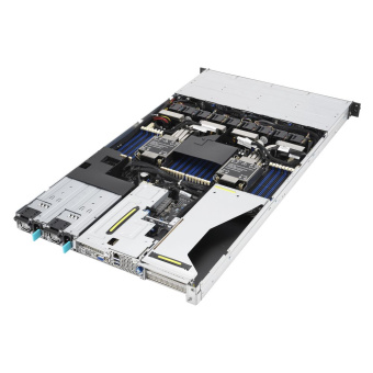 Платформа системного блока ASUS RS700-E10-RS4U 1x SFF8643 + 2x SFF8654x8, 4x trays (4x NVMe/SAS/SATA on the backplane, 4 NVMe to m/b), 1x OCP 3.0, 2x X710-AT2 10G, DVD-RW, 2x 1600W