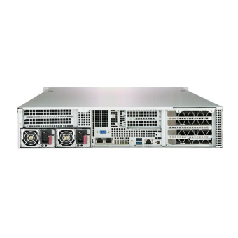 Платформа системного блока SuperMicro SYS-2029GP-TR 2U, 2x LGA3647, Intel C621, 16x DDR4, 8x 2.5» SAS/SATA, SIOM, 2x2000W (298389)