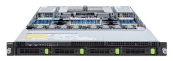 Серверная платформа Gigabyte R183-S90-AAV1 1U, 2x LGA4677, 32x DDR5, 4x 3.5" SAS/SATA/NVME, 2x PCIE Gen5 x16, 2x OCP 3.0 x16, 2x 1600W