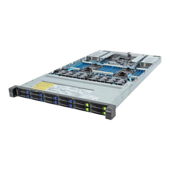 Серверная платформа Gigabyte R183-S92-AAV2 1U, 2x LGA4677, 32x DDR5, 4x 2.5" SAS/SATA/NVME, 8x 2.5" SAS/SATA, 2x PCIE Gen5 x16, 2x OCP 3.0 x16, 2x 1600W