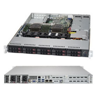 Серверная платформа SYS-1029P-WTRT 1U, 2x LGA3647, 12x DDR4, 8x 2.5" SAS/SATA, 2x 2.5" SAS/SATA/NVME, 2x 10Gb RJ-45, 3x PCIE Gen3, 1x M.2, 2x 750W