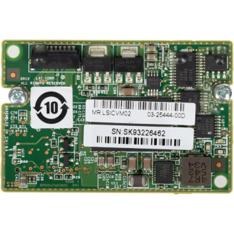 Модуль резервного сохранения данных контроллера Broadcom LSICVM02 (LSI00418 8G / 05-25444-00 / 03-25444-04B) Cache Vault для моделей 9361-8i(2G), 2G Version (05-25444-00 (8G)) (008082)