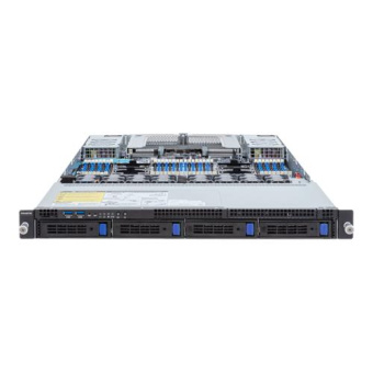 Серверная платформа Gigabyte R183-S90-AAV2 1U, 2x LGA4677, 32x DDR5, 4x 3.5" SAS/SATA, 2x PCIE Gen5 x16, 2x OCP 3.0 x16, 2x 1600W