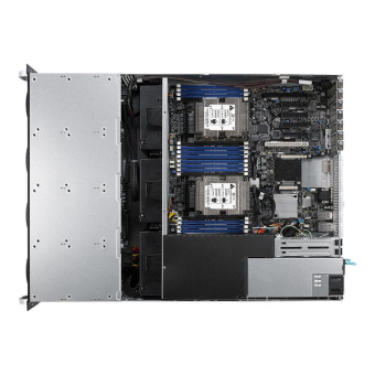 Платформа системного блока ASUS RS540-E9-RS36-E 4U, 36x 3.5”, each (rear and front) backplans 3x SFF8643, NVMe don't support, 2x2.5 rear trays, PIKE 3108 240PD 2G, 2x 800W (216135)
