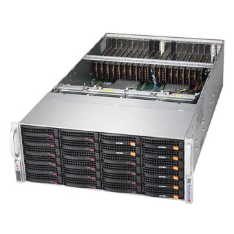 Платформа системного блока SuperMicro SYS-6049GP-TRT 2*LGA3647, C622, 24*DDR4, 24*3.5» HS, 2*10Glan, 4x2000W (359103)