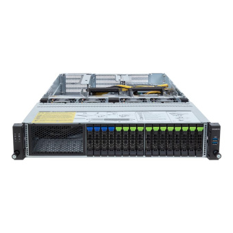 Серверная платформа Gigabyte R283-SF1-AAL1 2U, 2x LGA4189, 32x DDR5, 12x 2.5" SAS/SATA/NVME, 4x 2.5" SAS/SATA, 4x PCIE Gen5 GPU, 1x PCIE Gen5 x16, 1x OCP 3.0 x16, 2x 2700W