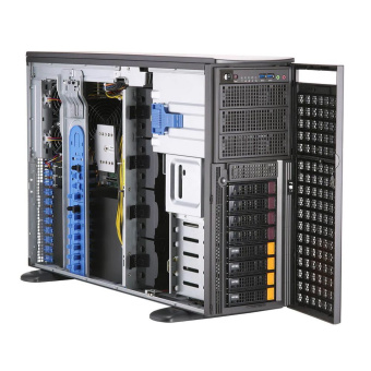 Сервер SuperMicro SYS-740GP-TNRT 4GPU SPEC : 2x Intel 4310,2 x SK 32G 3200MHz,1x Micron 480G SSD (424016)