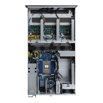 Платформа системного блока Gigabyte G242-Z10 (rev. 100) 2U UP 4 x GPU Gen3 Server,NVIDIA® NGG Ready server,Single AMD EPYC 7002 series processor family,8-Channel RDIMM/LRDIMM DDR4 per processor,8 x DIMMs,2 x 1Gb/s LAN ports (Intel® I350-AM2),1 x dedicated