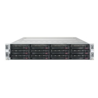 Платформа системного блока SuperMicro SYS-6029TP-HTR 2U, 4 node: 2xLGA3647, 16xDDR4, 3x3.5» bays, SATA, SIOM, IPMI, 2x2200W