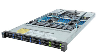 Серверная платформа Gigabyte R183-S92-AAD2 1U, 2x LGA4677, 32x DDR5, 4x 2.5" SAS/SATA/NVME, 8x 2.5" SAS/SATA, 2x PCIE Gen5 x16, 2x OCP 3.0 x16, 2x 1600W