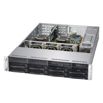 Платформа системного блока SuperMicro SYS-6029P-WTR 2U, 2xLGA3647, 12xDDR4, 8x3.5, 2x1GbE, 1xM.2 PCIE, 6xPCIE x8, 2x1000W (825TQC-R1K03WB, X11DDW-L), (264445)