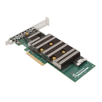 RAID-контроллер Microsemi Adaptec SmartRAID 3254-8i (32548IXS) PCIe 4.0 x8, 8-port 24Gb/s SAS, 2-port NVNe x4, 4GB Cache, 1x SFF8654  (x8) int., maxCache, BBU