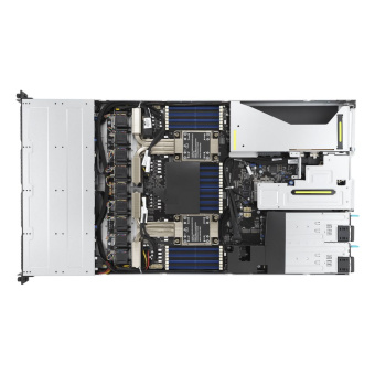 Платформа системного блока ASUS RS700-E10-RS4U 1x SFF8643 + 2x SFF8654x8, 4x trays (4x NVMe/SAS/SATA on the backplane, 4 NVMe to m/b), 1x OCP 3.0, 2x X710-AT2 10G, DVD-RW, 2x 800W (612582)