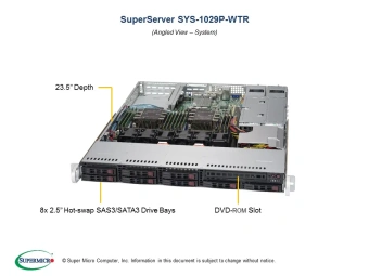 Серверная платформа SYS-1029P-WTR 1U, 2x LGA3647, 12x DDR4, 8x 2.5" SAS/SATA, 2x 1Gb RJ-45, 3x PCIE Gen3, 1x M.2, 2x 750W